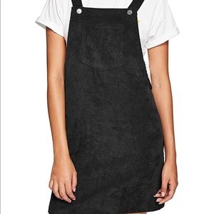 Black corduroy dress